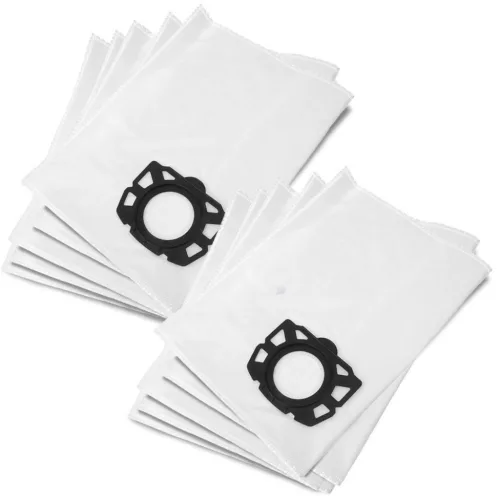 Set cu 10 Saci Sintetici Non-Țesuți și Filtru Întărit pentru Aspiratoare Karcher WD2 PLUS, WD3, SE 4001, SE 4002