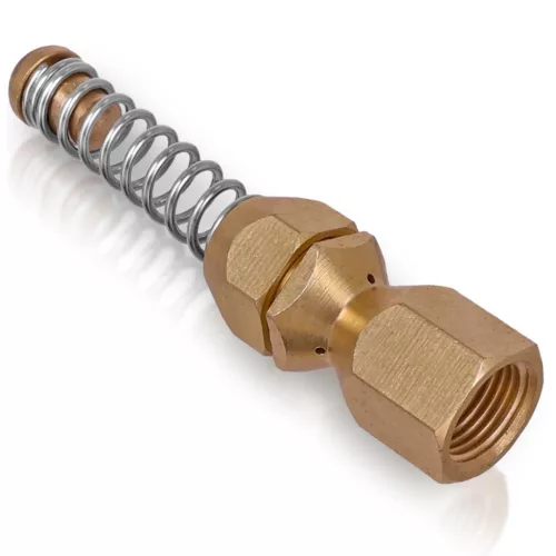 Duză Profesională de Curățare Canalizare cu Arc 040, Tip Cârtiță, Filet 1/8 inch