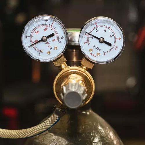 Reductor Argon CO2 cu Două Manometre și Conector pentru Sudură