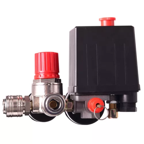Regulator de Presiune pentru Compresor cu Manometre Duble 1/4" Technic PL-230-2, 230V
