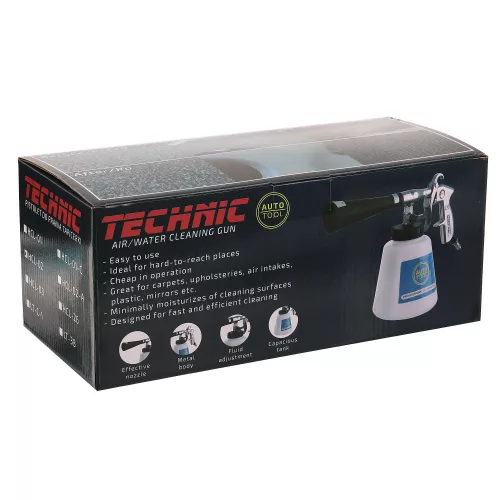 Pistol de Curățare Technic HCL-02 cu Rezervă de Furtun pentru Spălare - Necesită Compresor