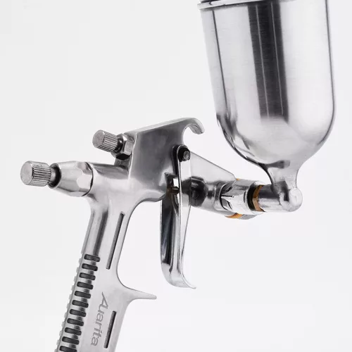 Pistol de Vopsit Auarita K-3 Pulverizare cu Volum Mare și Presiune Mică Mini cu Duza de 0,5 mm și Rezervor Lateral de 200 ml