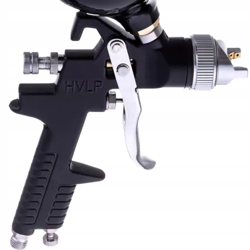 Set Pistol de Pulverizare cu 4 Duze HVLP 1.4, 1.7, 2.0, 2.5 mm TC Technic Negru H-827PK