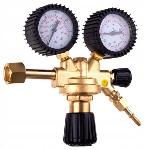 Reductor de Presiune Argon și CO2 Technic 28580 G1/4 pentru Sudură AWI, MIG, MAG și Acvaristică