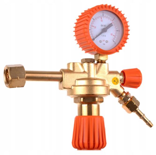 Reductor de Presiune Technic 2078 pentru Butelii de Propan-Butan de 11 kg cu Manometru