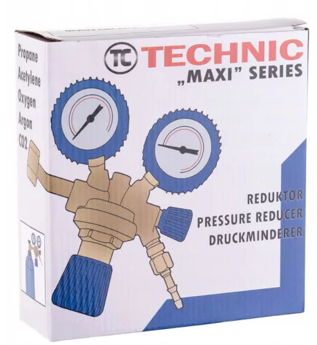 Reductor de Presiune Technic 2078 pentru Butelii de Propan-Butan de 11 kg cu Manometru