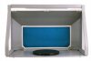 Cabină de Pictură Portabilă cu Iluminare LED și Ventilator Reglabil HS-E550BLK, Platformă Rotativă 19 cm, Alimentare 12V, 2340 Lumeni