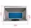 Cabină de Pictură Portabilă cu Iluminare LED și Ventilator Reglabil HS-E550BLK, Platformă Rotativă 19 cm, Alimentare 12V, 2340 Lumeni