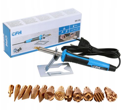 Pistol de lipit cu Vârfuri Interșanjabile pentru Modelare și Decorare Lemn CFH 30 W