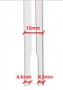Lama de rezervă pentru cuțit termic, 25 cm, dreaptă, compatibilă cu Technic STY8005, DN-F1354, DN-F1353