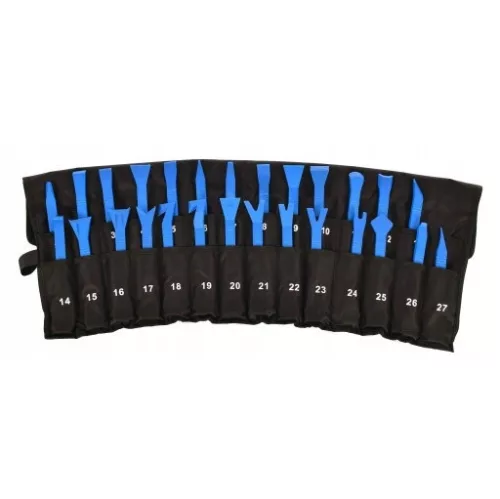 Set Profesional de Leviere și Clești pentru Demontare și Reparații Tapițerie - 27 Piese, Material Plastic Armat cu Fibră de Sticlă