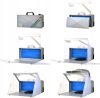 Cabină de Pictură Portabilă cu Iluminare LED și Ventilator de Evacuare HS-E420DCLK