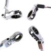 Set de Chei Inelare și Deschise cu Rachetă, 7 Bucăți, 8-19 mm, Oțel Crom-Vanadiu, TC Technic E1612