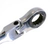 Set de Chei Inelare și Deschise cu Rachetă, 7 Bucăți, 8-19 mm, Oțel Crom-Vanadiu, TC Technic E1612