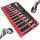 Set de Chei Combinate cu Rachetă și Articulație, 12 Piese, 8-19 mm, TC Technic E1613, Oțel CrV