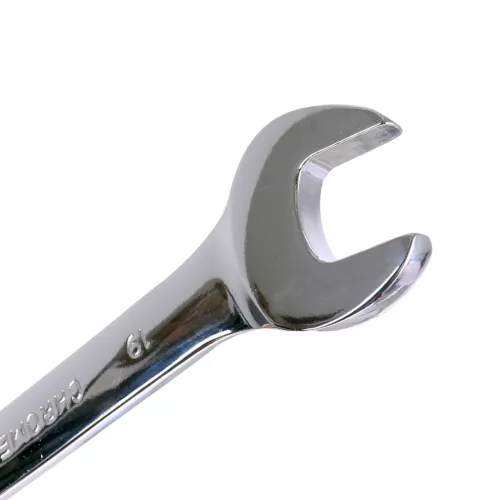 Set de Chei Combinate cu Rachetă și Articulație, 12 Piese, 8-19 mm, TC Technic E1613, Oțel CrV