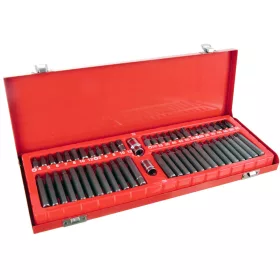   Set de 54 de Biți TORX din Oțel Crom-Vanadiu, în Valiză din Plastic - TC Technic LT-A1121-3