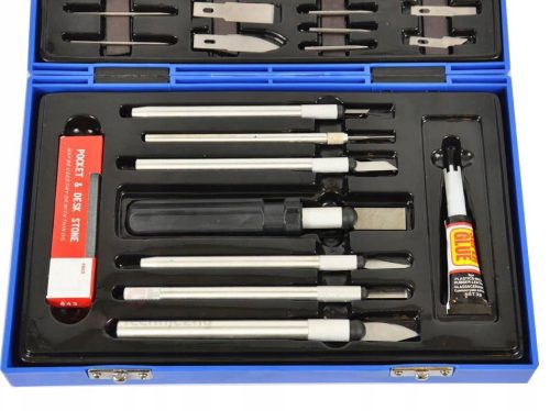 Set de Cuțite de Modelare 52 Piese TC Technic BD-450 pentru Tăierea Precisă a Materialelor Diverse