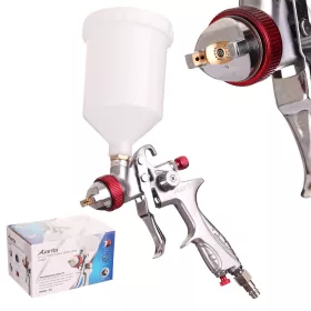   Pistol de Pulverizare Auarita H-887P HVLP 1,4 mm cu Rezervor 600 ml din Oțel Inoxidabil