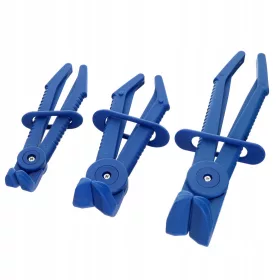   Set clește curbat pentru prinderea furtunurilor de apă și ulei cu blocare (3 bucăți) TC Technic SK1815B