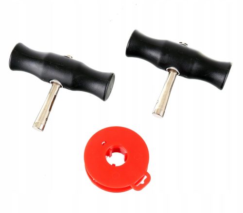 Set Profesional de Tăiere Geamuri Auto TC Technic SK2619 cu Cablu de Oțel și Două Mânere