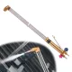 Gazăgător Propan-Oxigen, Acetilenă-Oxigen, Pistol de Tăiere 900 mm cu Mâner de Control MUBEX ZC-11B-900