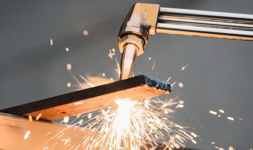 Gazăgător Propan-Oxigen, Acetilenă-Oxigen, Pistol de Tăiere 900 mm cu Mâner de Control MUBEX ZC-11B-900