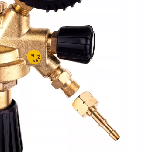 Reductor de Presiune Dioxid de Carbon și Argon TC Technic ZR-39C pentru Sudură cu Tungsten în Gaz Inert, Metal Inert Gaz, Metal Activ Gaz, Migomat și Acvarii