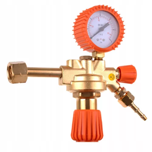 Reductor de Presiune pentru Propan ZR-39 cu Manometru, Compatibil cu Butelii de 11 kg