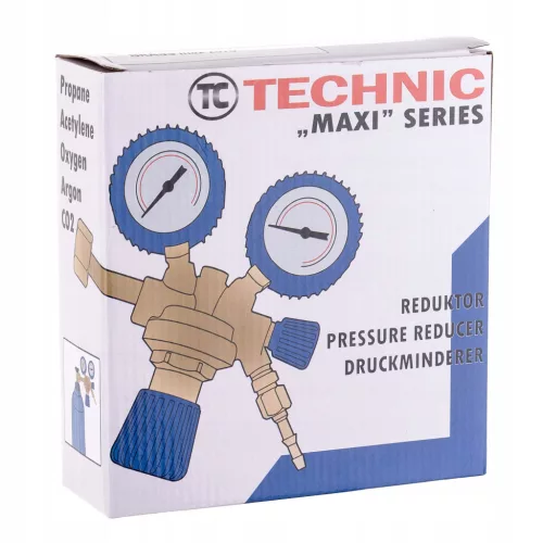 Reductor de Presiune pentru Propan ZR-39 cu Manometru, Compatibil cu Butelii de 11 kg