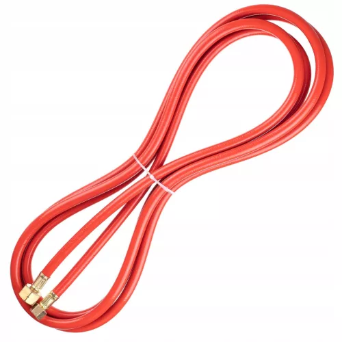 Furtun de Gaz 5m pentru Butelie Mare 11 kg - Compatibil cu Propan și Butan, Presiune Maximă 10 bar, Filet Intern 3/8 "L și W21.8x1/4 "LH
