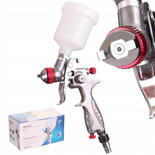 Pistol de Pulverizare Mini Auarita H-887 HVLP 1,2 mm, Profesional, pentru Retușuri și Piese Mici