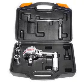   Cheie Dinamică pentru Autoturisme cu 3 Adaptoare și Geantă din Plastic 1/16 1/2" Big Red TRX31005