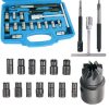 Set Profesional de Freze pentru Injectoare, 17 Piese, TC Technic SK1470, în Valiză din Material Plastic