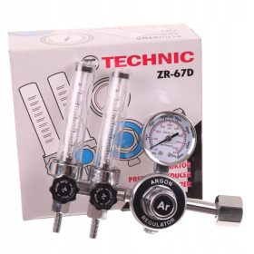   Reductor de Presiune Dioxid de Carbon și Argon de Înaltă Calitate cu Două Rotametre TC Technic ZR-67D