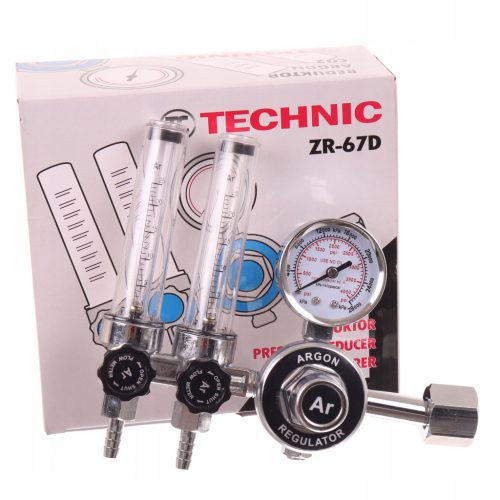 Reductor de Presiune Dioxid de Carbon și Argon de Înaltă Calitate cu Două Rotametre TC Technic ZR-67D