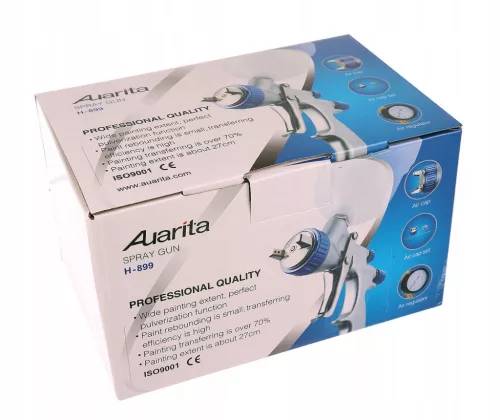 Pistol de Vopsit cu Volum Mare și Presiune Joasă (HVLP) II AUARITA H-899 cu Duza de 1,4 mm și Capacitate de 600 ml