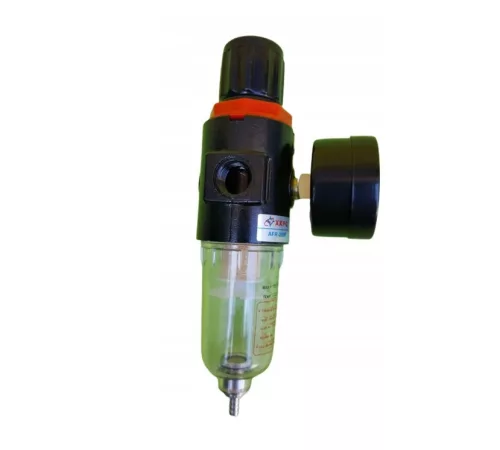 Filtru de Aer pentru Compresor cu Regulator - AFR2000, Filet 1/4", Presiune Maximă 135 PSI