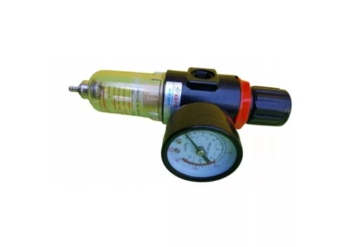 Filtru de Aer pentru Compresor cu Regulator - AFR2000, Filet 1/4", Presiune Maximă 135 PSI
