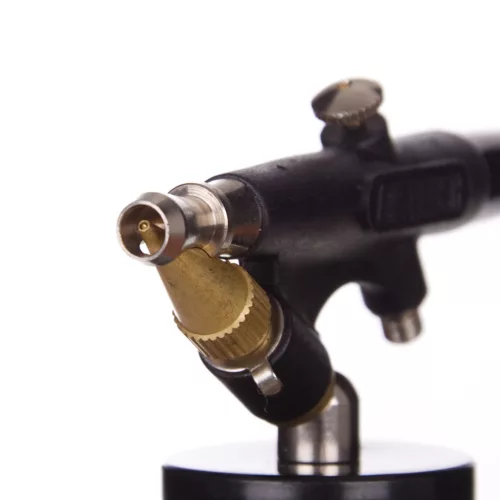 Aerograf Profesional TC Technic ABR-01 cu 2 Rezervoare, Furtun și Duza de 0,8 mm