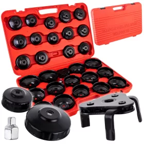   Set Chei Tubulare pentru Montare și Demontare Filtre de Ulei (30 Piese) TC Technic JC2019164