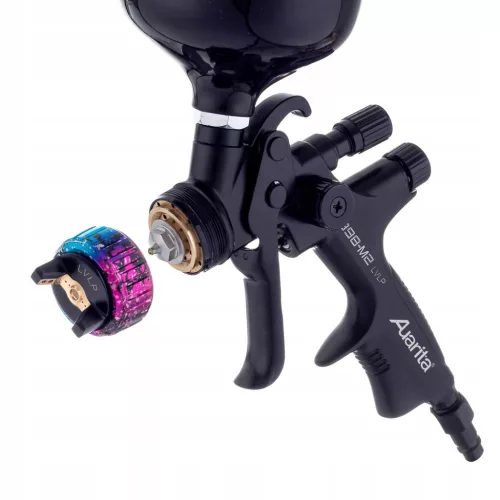 Pistol de vopsit LVLP AUARITA NEGRU 898-M2 MAGIC cu duză de 1,8mm