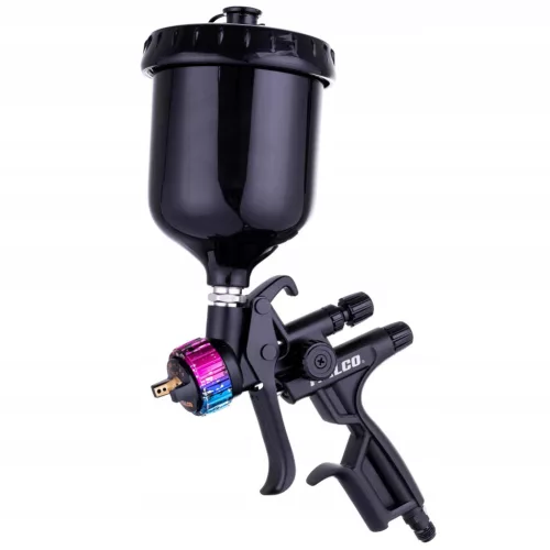 Pistol de Vopsit Profesional Volum Mare Presiune Mică ITALCO GLOSS M1, Duza 1.3 mm, Capacitate 600 ml