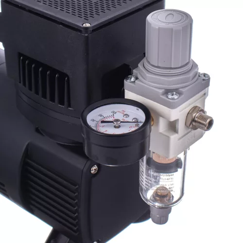 Compresor Profesional FENGDA AG-420 cu 2 Ventilatoare, Reductor și Filtru, 4.5 Bar