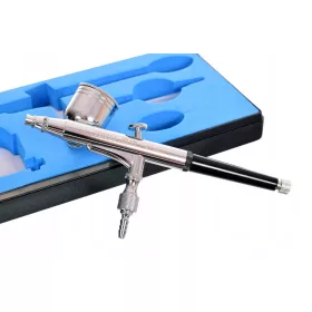   Airbrush Profesional FENGDA BD-132, Duza 0,5 mm, Rezervor Lateral Rotativ 7 cm³
