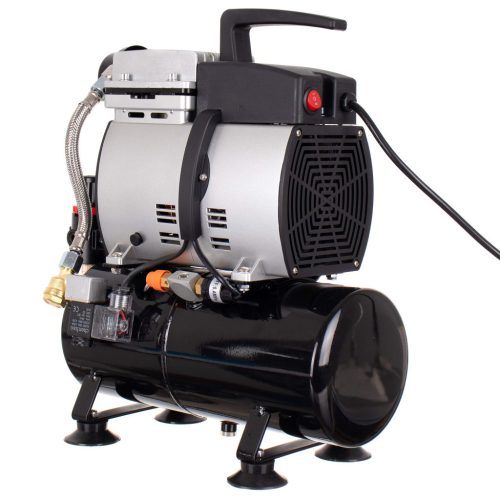 Compresor Profesional de Modelare cu Piston Fără Ulei, Rezervor de 4 Litri, Capacitate 44 Litri pe Minut - TC Technic AS600