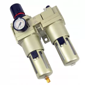   Filtru Reductor de Presiune și Lubrificator Automat 1" pentru Compresor Pneumatic
