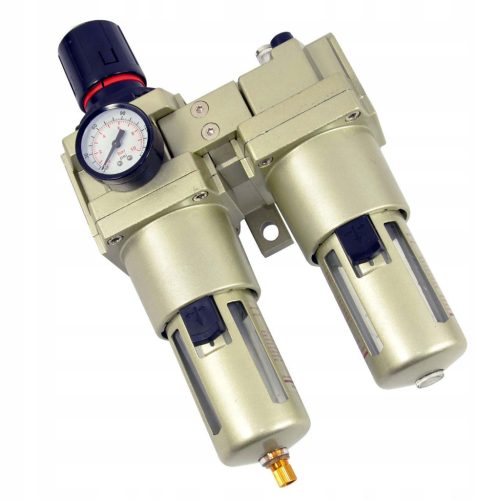 Filtru Reductor de Presiune și Lubrificator Automat 1" pentru Compresor Pneumatic