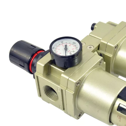 Filtru Reductor de Presiune și Lubrificator Automat 1" pentru Compresor Pneumatic