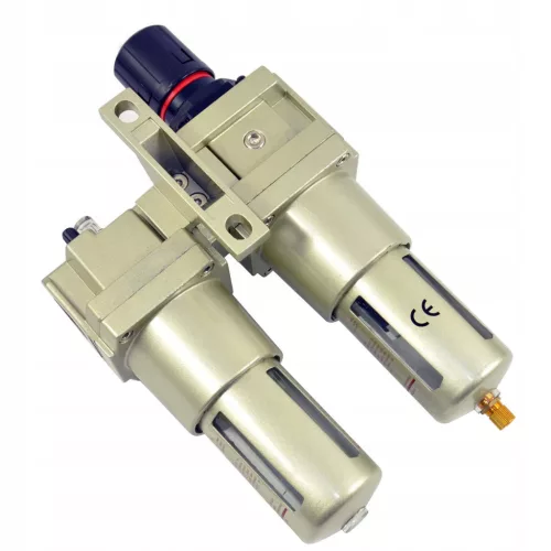 Filtru Reductor de Presiune și Lubrificator Automat 1" pentru Compresor Pneumatic